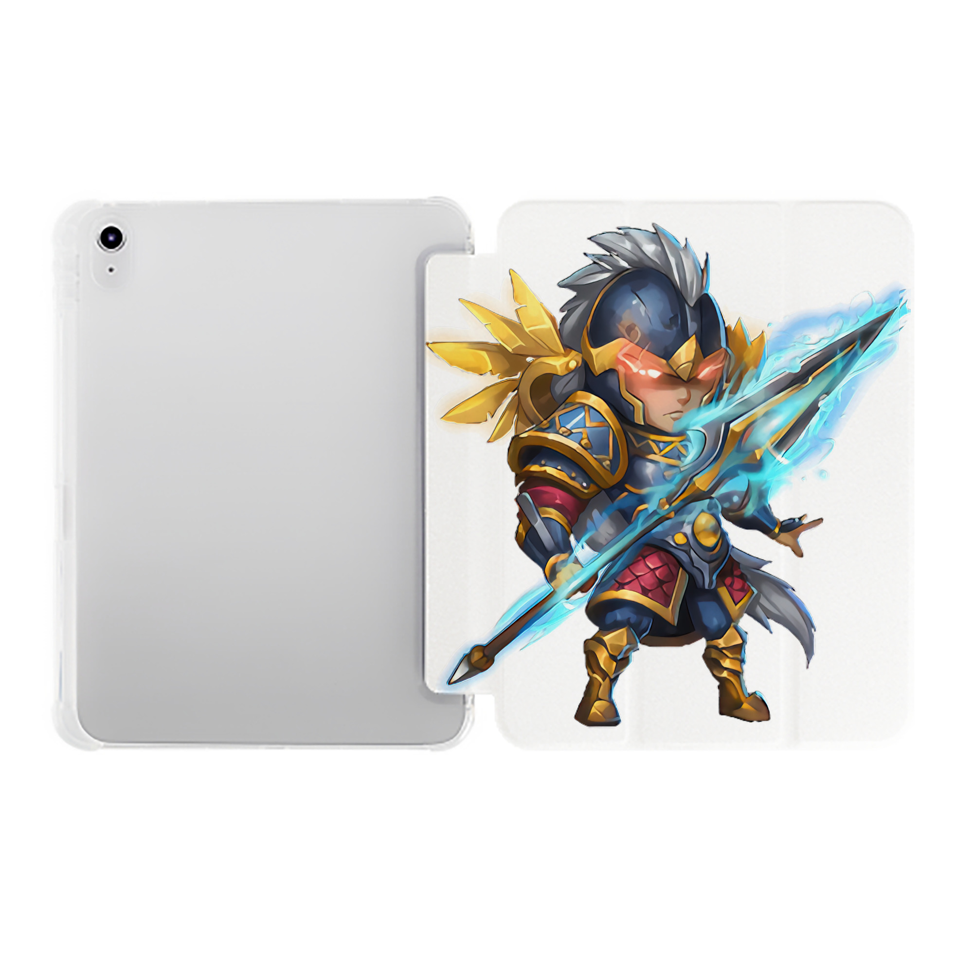 （画像用） リーグ・オブ・レジェンド League of Legends LOL IPad ケース ペン収納付き 三つ折りスタンド PUレザー×シリコン 対応機種9.5/10.5/10.9インチ